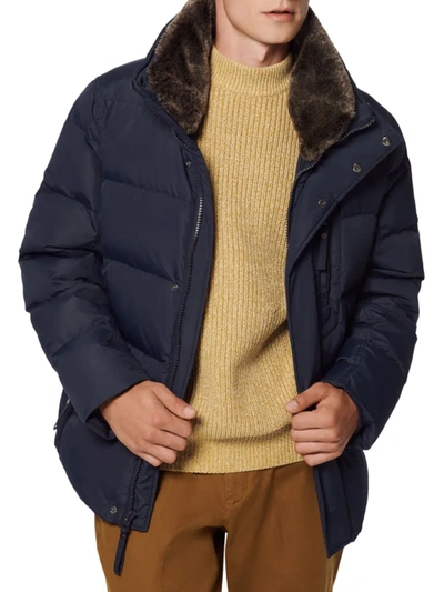 MARC NEW YORK MEN'S HORIZON FAUX FUR-TRIMMED DOWN PUFFER JACKET