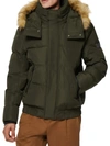 Marc New York Men's Umbra Faux Fur-trim Down Parka In Forest