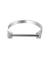 Eye Candy La Men's Titanium Screw Cuff Bracelet In Neutral