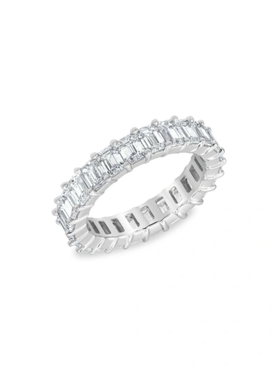Badgley Mischka Women's 14k White Gold & 3.84 Tcw Lab-grown Diamond Eternity Ring/size 7