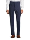 Santorelli Men's Loro Piana Wool Comfort Waistband Trousers In Navy