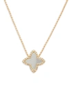 Effy Women's 14k Yellow Gold, Mother-of-pearl & Diamond Pendant Necklace In Yellow Gold