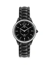 Gv2 Women's Siena Black Stainless Steel & Diamond Bracelet Watch In Black