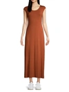 West Kei Women's Scoopneck Knit Maxi Dress In Hazelnut
