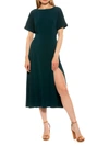 Alexia Admor Women's Lana Boatneck Midi Dress In Teal