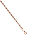SAKS FIFTH AVENUE MEN'S 14K ROSE GOLD ROPE CHAIN NECKLACE/24"