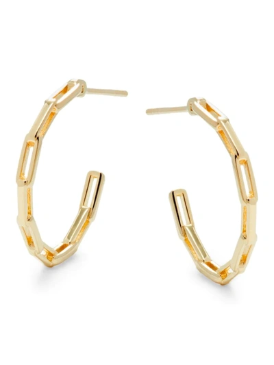 Saks Fifth Avenue Women's 14k Yellow Gold Hoop Earrings