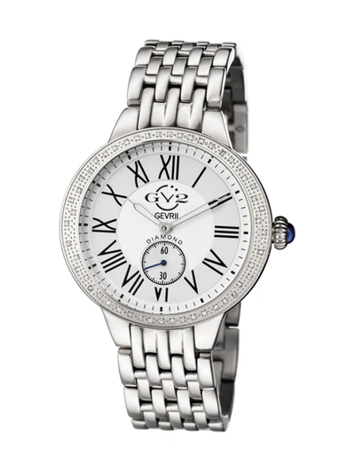 Gv2 Women's Astor Stainless Steel & Diamond Bracelet Watch In White