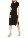 Alexia Admor Women's Ricki Tie-waist Sheath Dress In Black
