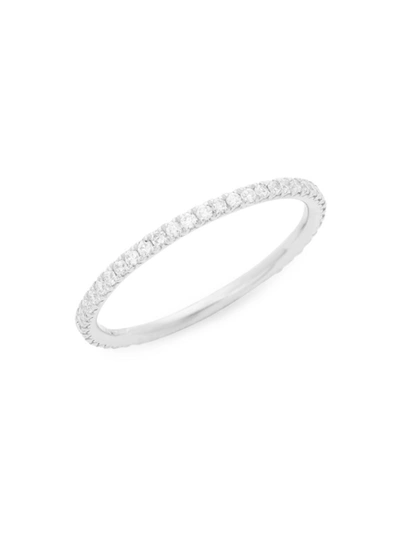 Nephora Women's 14k White Gold & Diamond Eternity Ring