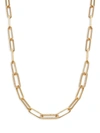 Effy Eny Women's 14k Yellow Gold-plated Sterling Silver & 0.28 Tcw Diamond Chain Link Necklace In Silver