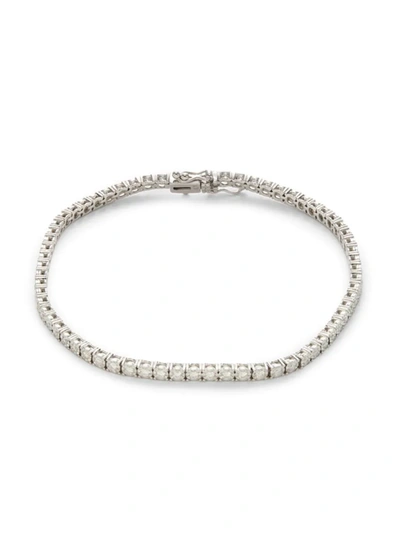 Saks Fifth Avenue Women's 14k White Gold & 1.00 Tcw Diamond Tennis Bracelet