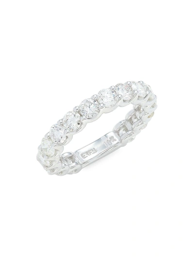 Effy Women's 14k White Gold & Diamond Ring