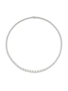 Effy Women's 14k White Gold & 4.95 Tcw Diamond Tennis Necklace/15" In White Gold