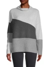 French Connection Women's Sophia Colorblock Sweater In Grey