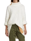 FREE PEOPLE WOMEN'S FOREVER CABLE-KNIT SWEATER