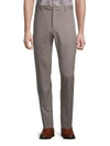 Zanella Men's Noah Classic Stretch Wool Pants In Med Beige