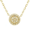 Saks Fifth Avenue Women's 14k Yellow Gold & Diamond Pendant Necklace In Yellow Gold