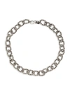Kenneth Jay Lane Women's Gunmetal-plated Link Necklace In Gunmetal