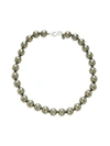 Kenneth Jay Lane Women's Faux Pearl Necklace In Grey