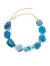 KENNETH JAY LANE WOMEN'S NATURAL STONE STATEMENT NECKLACE