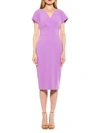 Alexia Admor Women's Draped Surplice Sheath Dress In Lilac