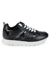 Calvin Klein Women's Carlla Faux Leather Sneakers In Black