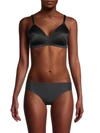 Warner's Women's No Side Effects Wire-free Bra In Black