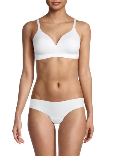 Warner's Women's Cloud Seamless T-shirt Bra In White