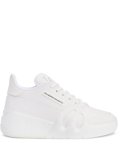 Giuseppe Zanotti Talon Smooth Leather Trainers In White