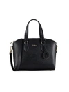 Furla Women's Leather Top Handle Bag In Nero