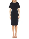 Alexia Admor Women's Jacqueline Rolled-cuff Sheath Dress In Navy