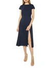 Alexia Admor Women's Lily High-slit Midi Dress In Navy