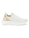 French Connection Men's Maze Logo Sneakers In White