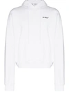Off-white Caravaggio Painting Relaxed-fit Hoodie In Weiss