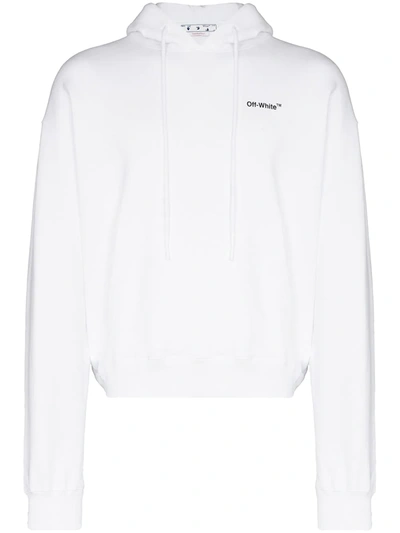 Off-white Caravaggio Painting Relaxed-fit Hoodie In White Black