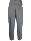 JIL SANDER TAPERED TAILORED TROUSERS