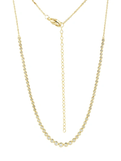 Saks Fifth Avenue Women's 14k Yellow Gold & Diamond Link Necklace