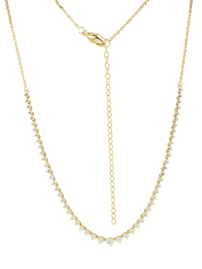 Saks Fifth Avenue Women's 14k Yellow Gold & Diamond Necklace