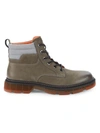 FRENCH CONNECTION MEN'S JACQUUES LEATHER HIKERS