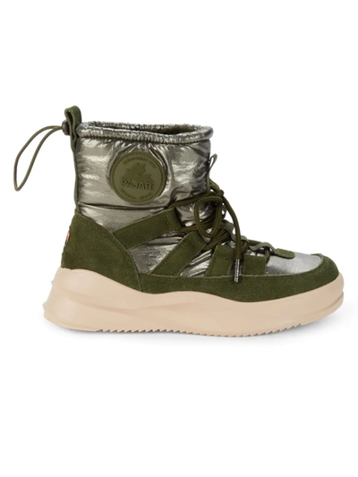 Pajar Women's Aviva Faux Fur-lined Waterproof Boots In Military