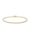 Saks Fifth Avenue Women's 14k Yellow Gold & 1.0 Tcw Diamond Tennis Bracelet In Yellow Gold