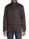 Saks Fifth Avenue Men's Quilted Down Puffer In Caviar
