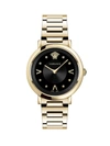 VERSACE WOMEN'S POP CHIC LADY TWO-TONE IP GOLD STAINLESS STEEL ANALOG BRACELET STRAP WATCH