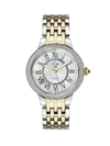 GV2 WOMEN'S ASTOR II 38M STAINLESS STEEL & 0.0044 TCW DIAMOND BRACELET WATCH