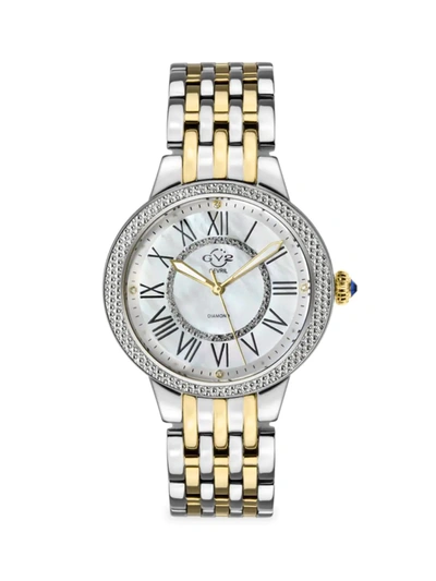 Gv2 Women's Astor Ii 38m Stainless Steel & 0.0044 Tcw Diamond Bracelet Watch In Neutral