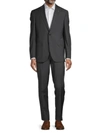 Ted Baker Jay Trim Fit Solid Wool Suit In Charcoal