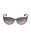 Ray Ban Women's Rb4167 59mm Cat Eye Sunglasses In Black