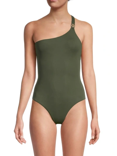 Melissa Odabash Seychelles One-shoulder One-piece Swimsuit In