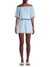 MELISSA ODABASH WOMEN'S MICHELLE OFF-THE-SHOULDER BLOUSON DRESS